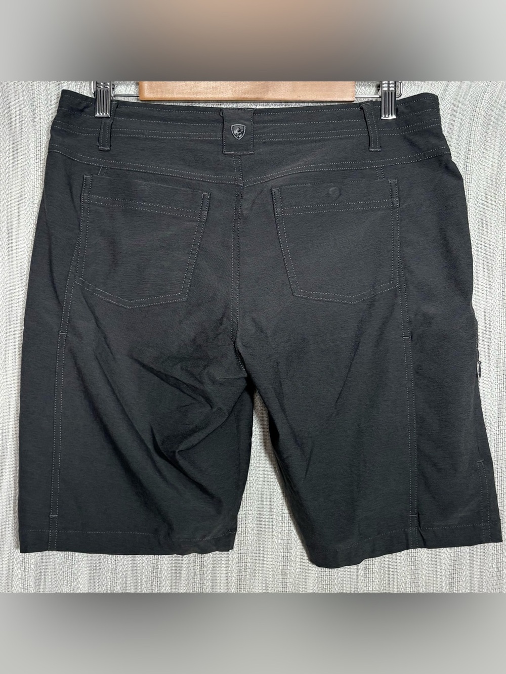 Kuhl Charcoal Women's Bermuda Shorts - Picture 2 of 3